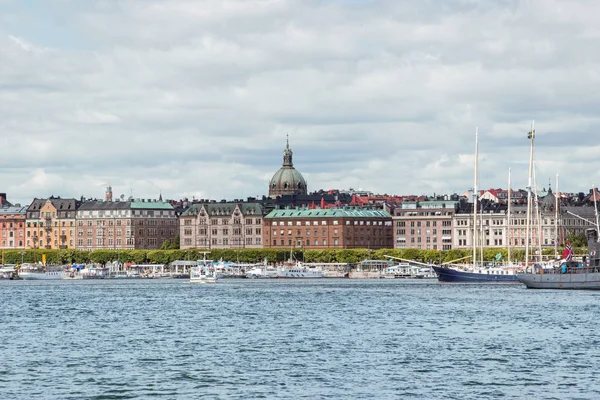 Cityscape Starých Budov Starém Městě Stockholm — Stock fotografie