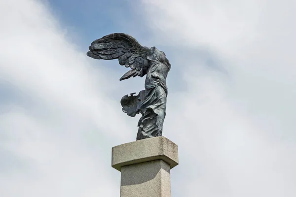 Sculptuur Met Groene Planten Rottneros Park Garden — Stockfoto