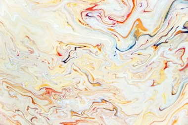 soyut renkli mermer desen sıvı akrilik resim 