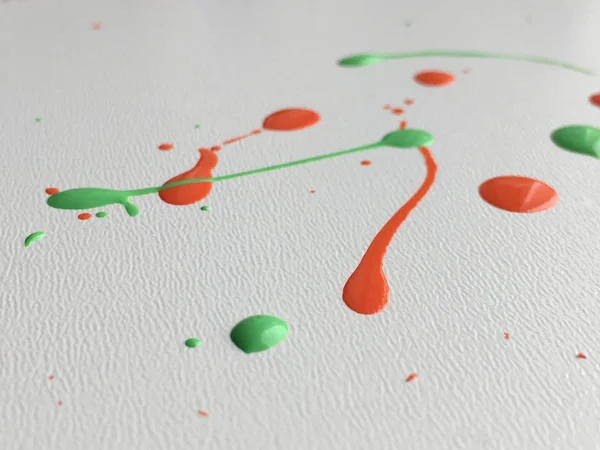 Drops, splashes and strokes of different colors — Stock Photo, Image