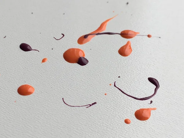 Drops, splashes and strokes of different colors — Stock Photo, Image