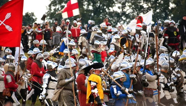 Grunwald Polonia Julio 2018 Batalla Grunwald 1410 — Foto de Stock