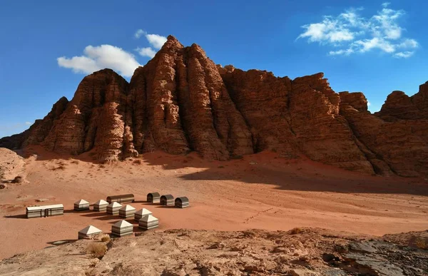 Tältläger Wadi Rum — Stockfoto