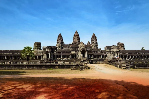 Angkor Wat Ναός Cambodia — Φωτογραφία Αρχείου