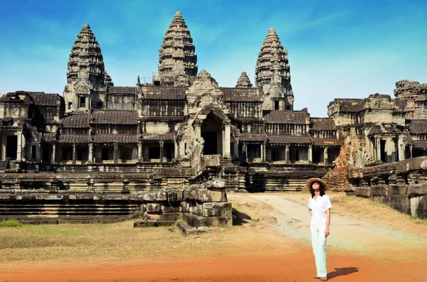 Angkor Wat Świątynia Kambodża — Zdjęcie stockowe