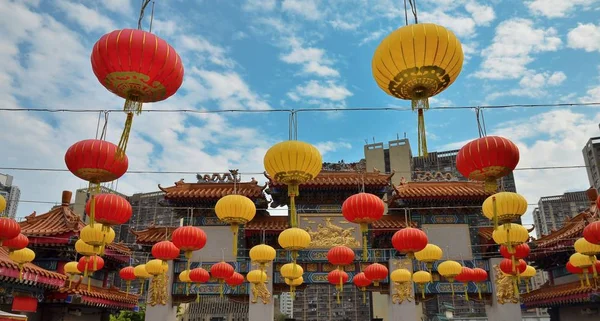 Hong Kong China Marzo Linterna Tradicional Sik Sik Yuen Wong — Foto de Stock