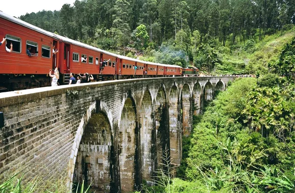 Nine Arches Demodara Bridge — Stock Photo, Image