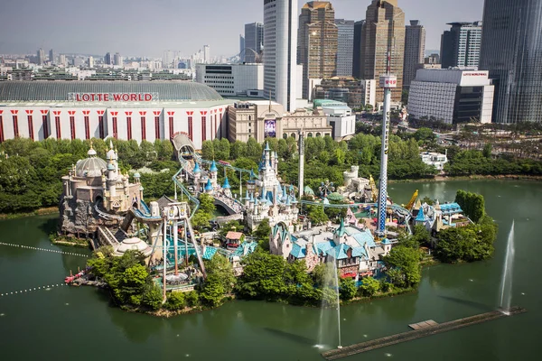 Seoul Korea May 2017 Amusement Park Lotte World Magic Island — Stock Photo, Image