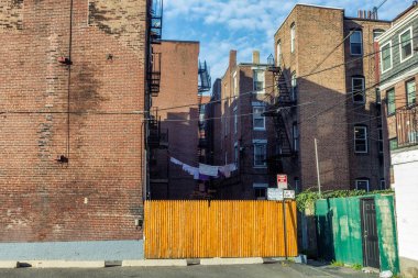Kuzey sonunda, Boston, ABD eski apartman blokları