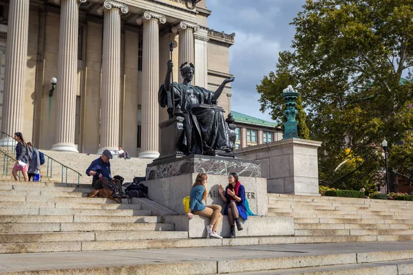 New York Usa Ottobre 2015 Edifici Della Columbia University Library — Foto Stock