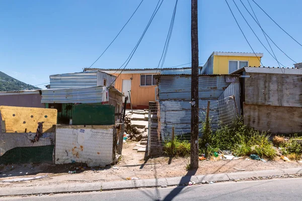 Kapské Město Jihoafrická Republika Listopad 2018 Ulice Imizamo Yethu Township — Stock fotografie