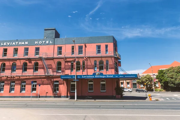 Dunedin Yeni Zelanda Aralık 2018 Dunedin Şehirde Bina Eski Kırmızı — Stok fotoğraf