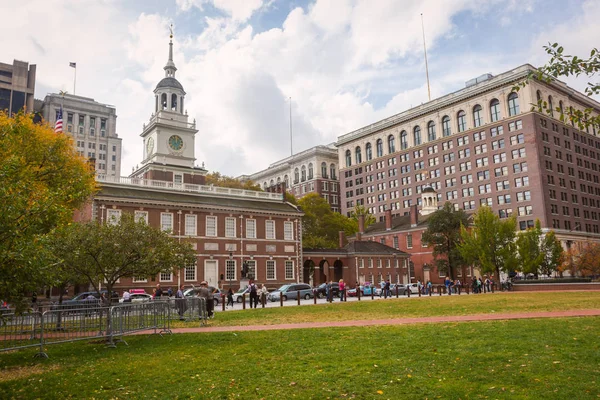 Philadelphia Usa Ottobre 2015 Independence Hall Building Nel Centro Storico — Foto Stock