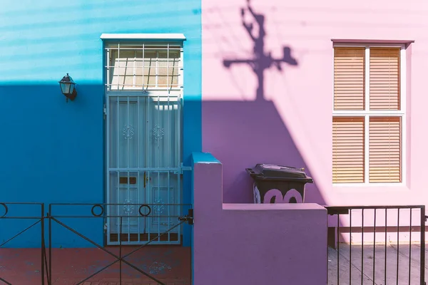 Kaap Bairro Casas Coloridas Cidade Cabo África Sul — Fotografia de Stock