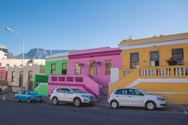 Cape Town África Sul Novembro 2018 Kaap Casas Coloridas Cidade — Fotografia de Stock