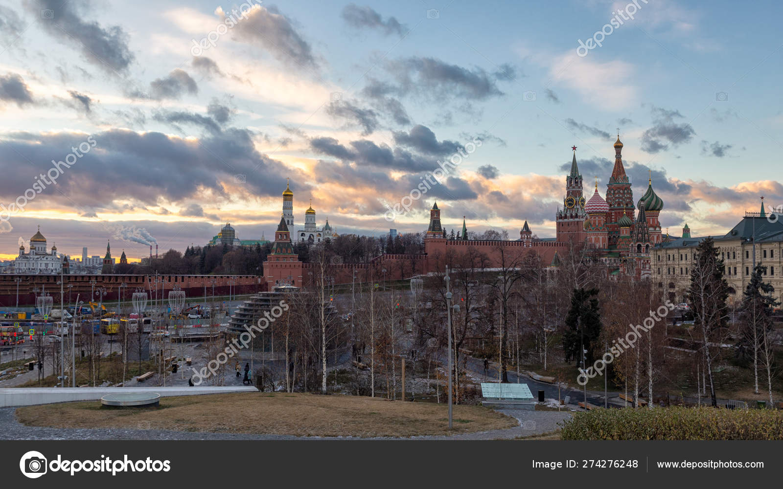 Moscow City Center View Sunset — Stock Editorial Photo © dv.sakharov ...