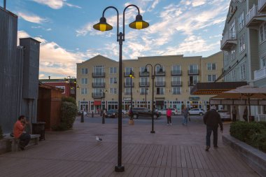 Monterey, ABD-Ekim, 2013: California Monterey kıyı kenti Waterfront alanı