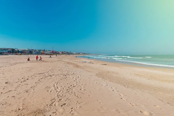 Strand Jeffreys Bay Dél Afrikai Fővárosa Szörfözés — Stock Fotó