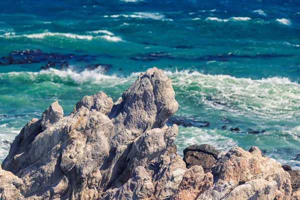 Stony Noktası Kayalık Sahil Şeridi Betty Bay Güney Afrika — Stok fotoğraf