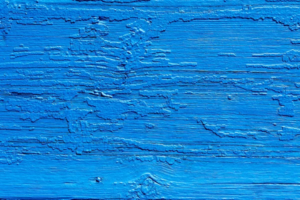 Stare Malowane Ściany Domu Stary Drewniany Płot Niebieska Farba — Zdjęcie stockowe
