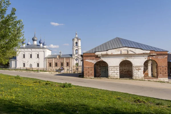 Historická část města Kasimov. Starý tržní čtverec. Rusko — Stock fotografie