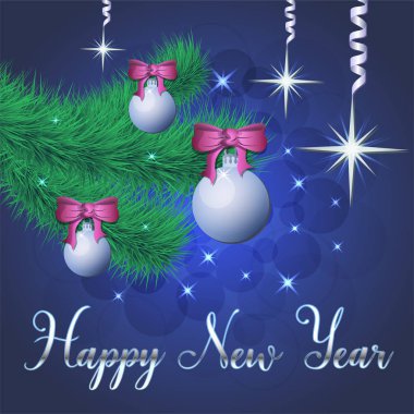 Yıldız ve pırıltılar, kartpostal parlak çizimi