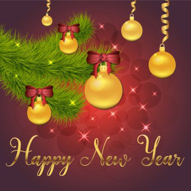 Yıldız ve pırıltılar kırmızı zemin üzerine parlak çizimi