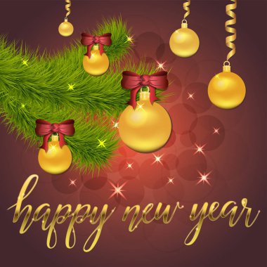 Yıldız ve pırıltılar kırmızı zemin üzerine parlak çizimi