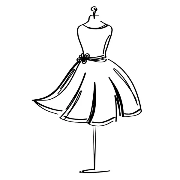 Kukla moda ikonu beyaz arka plan üzerinde terzi. Atelier, tasarımcı, Oluşturucu, terzi nesne. Siyah Couture sembol siluet beyaz arka plan. Vektör çizim. Eps8