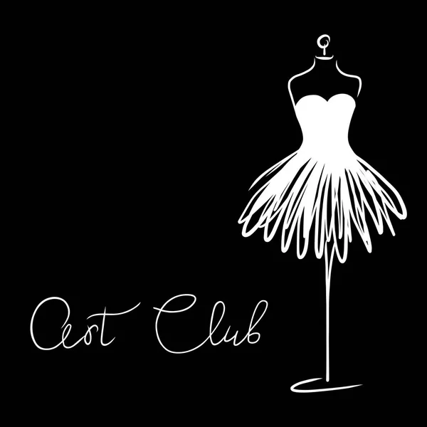 Logo moda stüdyosu. Özel el yapımı hat, moda salon için yazı vektör fırça.