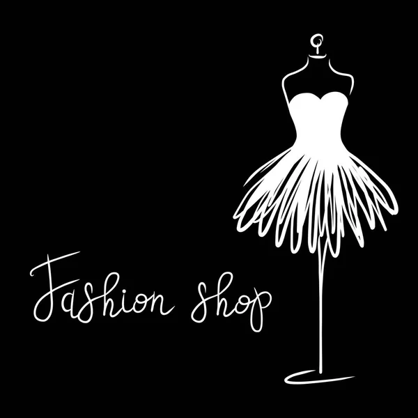 Logo moda stüdyosu. Özel el yapımı hat, moda salon için yazı vektör fırça.