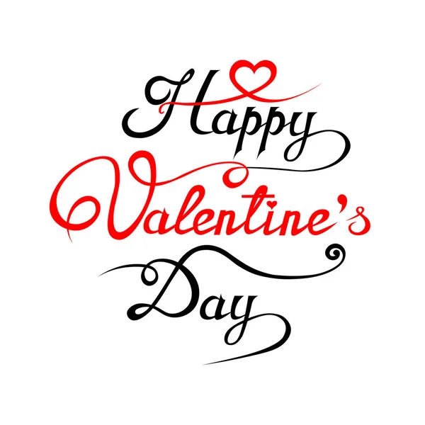 Mutlu sevgililer günü romantik tebrik kartı, tipografi poster modern hat ile. Retro vintage tarzı. Vektör çizim, Eps 10