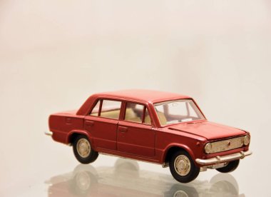 Rusya, Saratov-Ekim 23, 2018: Sovyet araba Vaz 2101, 70s ve 80s 20 üretilen maketi.