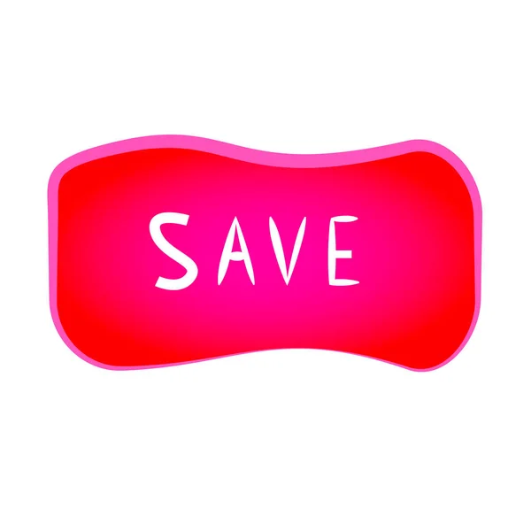 Kırmızı düğmeye beyaz bir arka plan üzerinde izole web tasarımı için özgün yazı tipi ile tutmaktır.