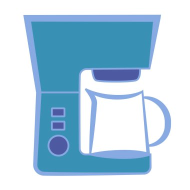 Beyaz arka planda izole kahve çekirdeklerini öğütmek için kullanılan ev yapımı elektrikli makine..