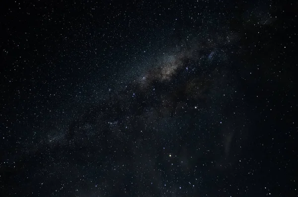 银河中心的长曝光照片 灯塔海滩以南14公里 一个非常黑暗和孤立的地方 — 图库照片