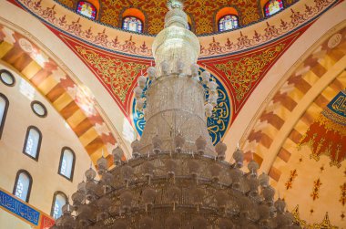 Beyrut, Lübnan, Nisan 03-2017: Mohammad Al-Amin cami Beyrut Lübnan'daki Camii.