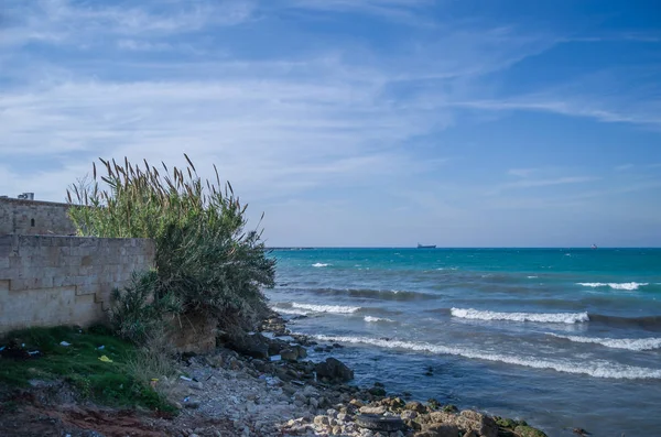 Sidon Libanon April 2017 Blick Auf Das Meer Von Der — Stockfoto