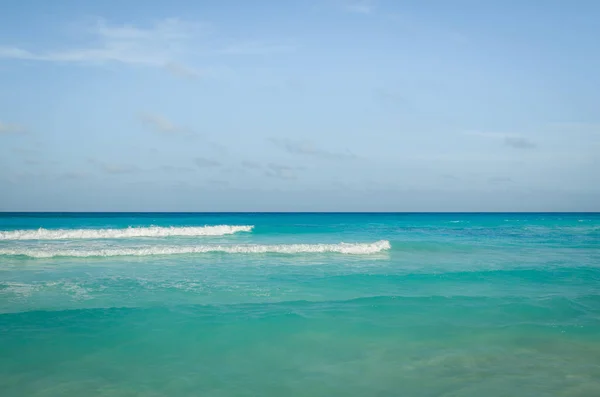 Вид Пляж Канкун — стокове фото