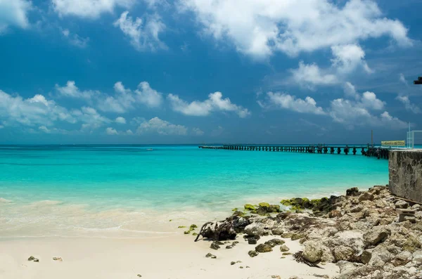 Playa Cancún México Caribe — Foto de Stock