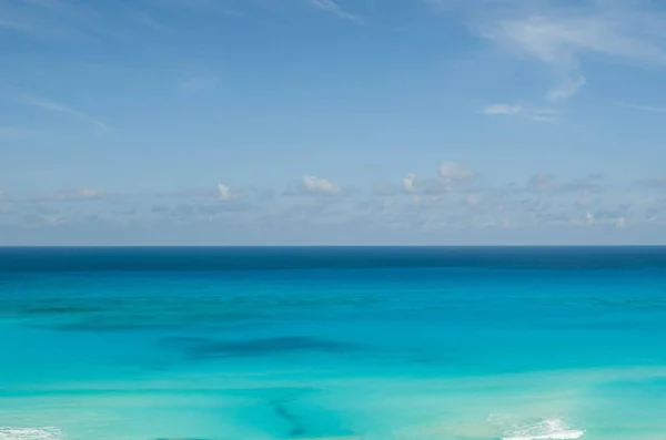Вид Пляж Канкун — стокове фото