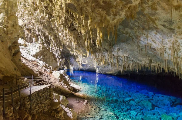 Bela Gruta Cidade Bonito Matogrosso Sul Brasil — Fotografia de Stock