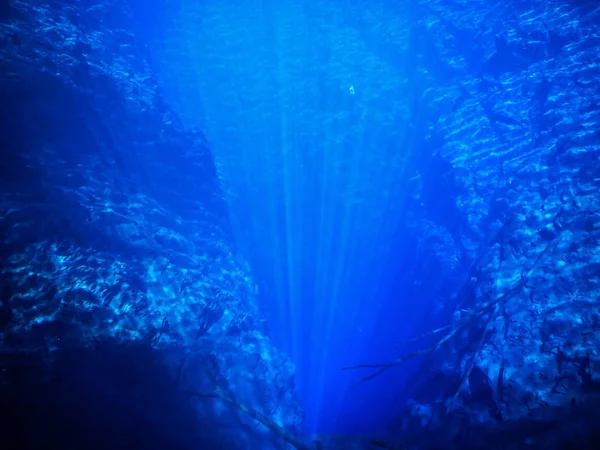 Lagune Mysterieuze Prachtige Lagune Van Transparante Wateren Van Turkoois Blauw — Stockfoto