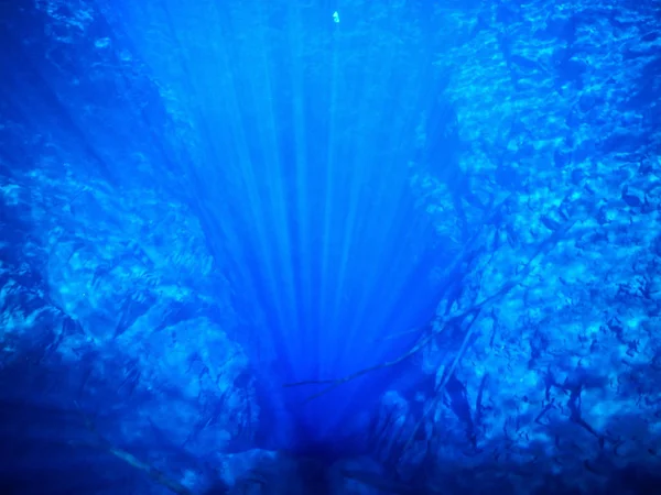 Lagün gizemli, güzel lagün turkuaz mavi, duru suları, palamut, Mato Grosso do Sul, Brezilya kentinde bulunan