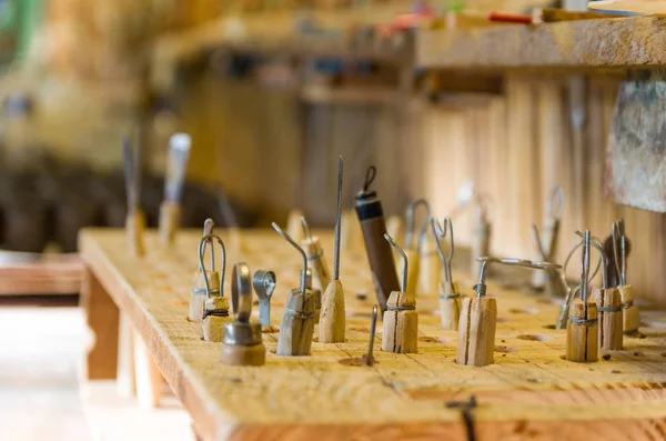 Bankta Kil heykel için Araçlar