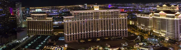 Las Vegas Nevada Usa 2018 Panoramatické Letecký Pohled Bulváru Strip — Stock fotografie