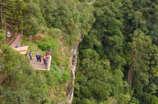 Canela, Brasilien-12 maj, 2019. Vacker utsikt över Caracol vattenfall (snigel vattenfall) — Stockfoto