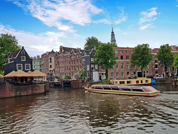 Hollanda Amsterdam Dan Şehir Manzarası — Stok fotoğraf