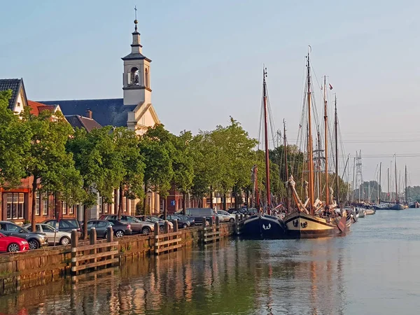 Den Gamla Hamnen Från Muiden Nederländerna — Stockfoto