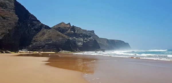 Praia Vale Figueiras Auf Portugal — Stockfoto